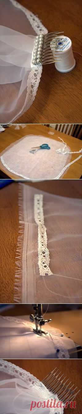 How to make your own mantilla veil | @offbeatbride