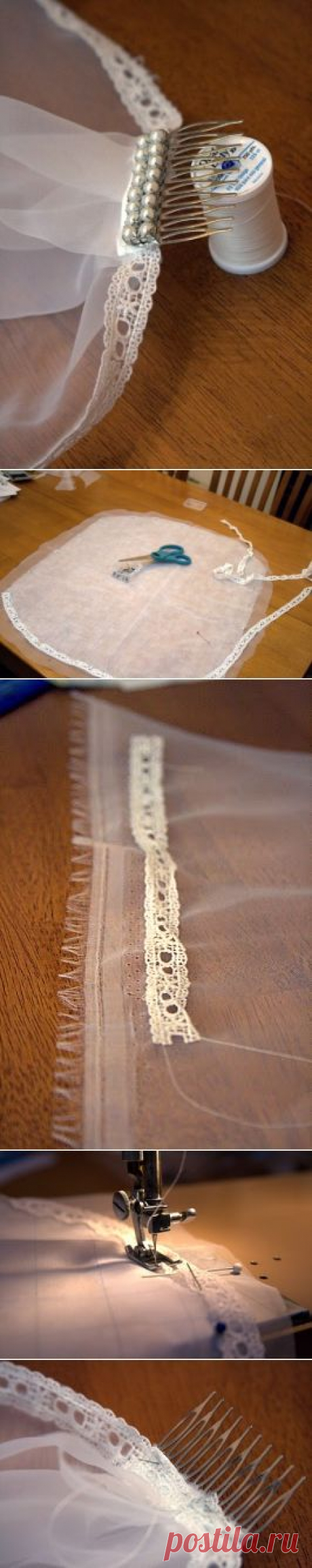 How to make your own mantilla veil | @offbeatbride
