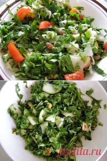 Рецепты салатов из одуванчика