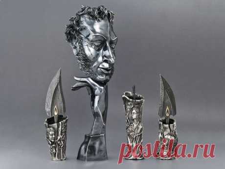 Ножевая композиция «Потухшая свеча...» от Юрия Власова