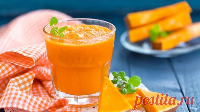 Смузи из тыквы: вкусный напиток к завтраку