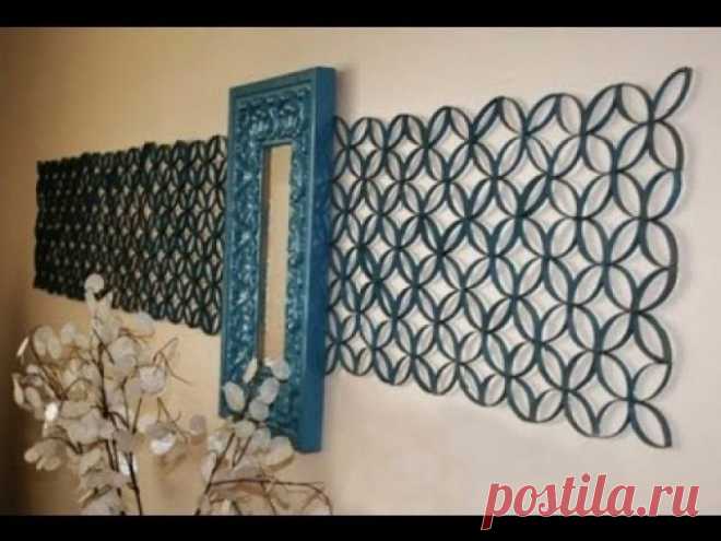 Декор стен своими руками. Различная техника и видео мастер классов. Большая подборка - Nebka.Ru