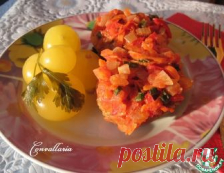 Гречаники с овощным соусом – кулинарный рецепт
