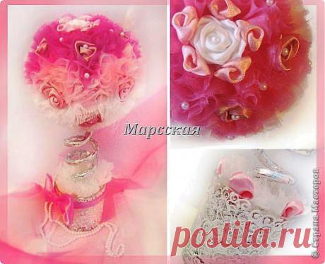 &quot;РОЗовый коктейльчик&quot;. Топиарий. МК | Страна Мастеров