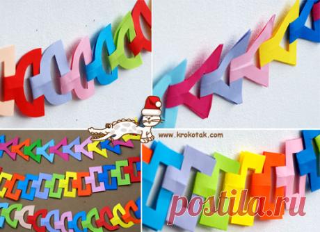 Новогодняя гирлянда своими руками