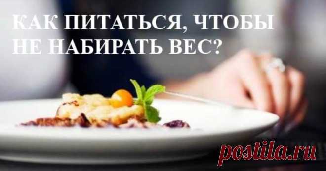 Как питаться, чтобы не набирать вес: 2 правила и 8 принципов — Домашние заботы