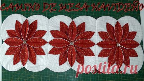 Camino de mesa navideño - Patrón gratis