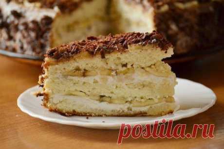 Как приготовить торт банановое наслаждение - рецепт, ингридиенты и фотографии