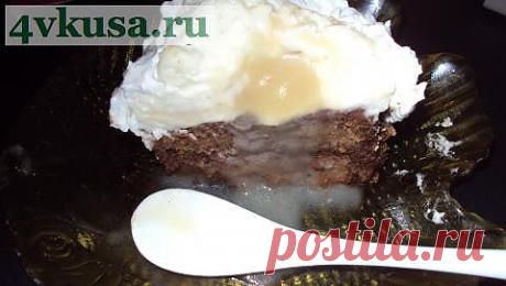 ПИРОЖЕНОЕ " СЮРПРИЗ" с соленой жидкой текучей карамелью" CARAMEL SALE " | 4vkusa.ru