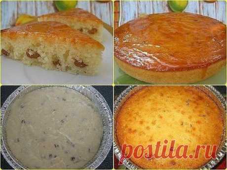 Манка с изюмом.