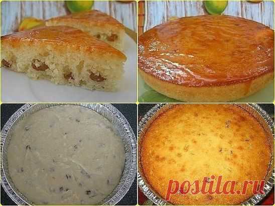 Манка с изюмом.