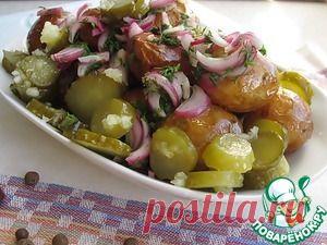 Картофель по-датски в глянцевой карамели - кулинарный рецепт