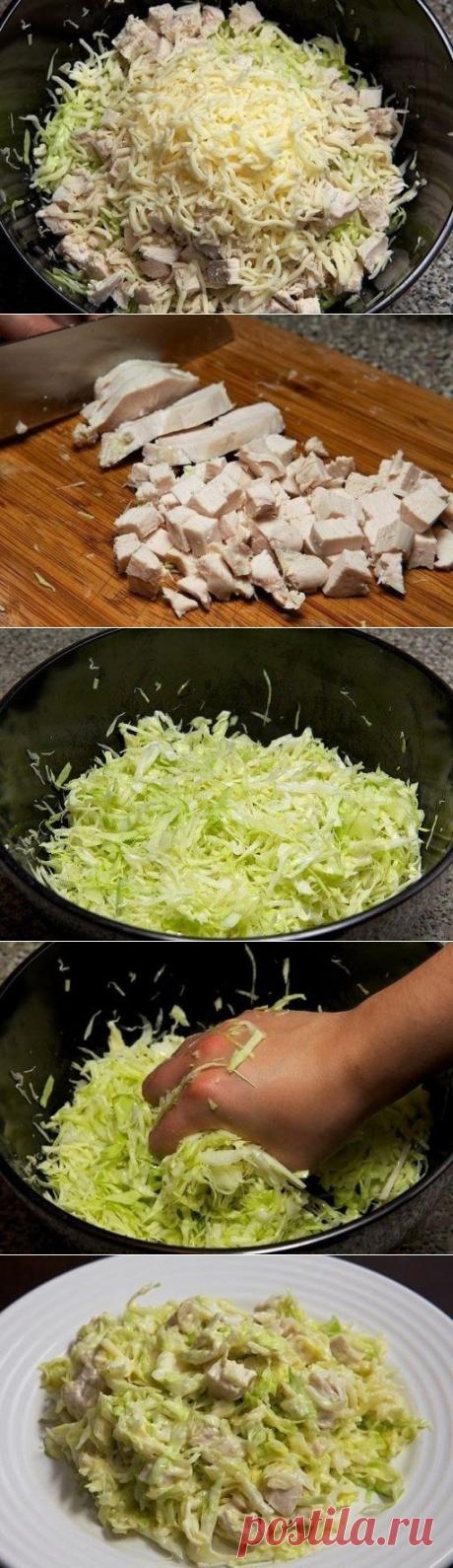 из капусты с курицей