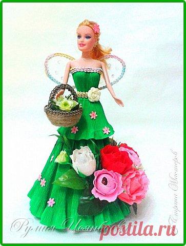 Лесная феечка с корзинкой + Маленький МК по корзинке | Страна Мастеров