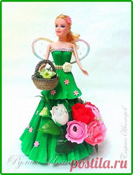 Лесная феечка с корзинкой + Маленький МК по корзинке | Страна Мастеров