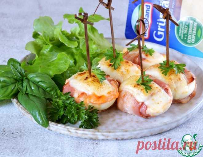 Яйца в беконе с сыром – кулинарный рецепт