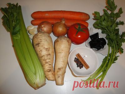 Готовим для любимых: Овощной бульон (заготовка впрок)