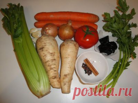 Готовим для любимых: Овощной бульон (заготовка впрок)