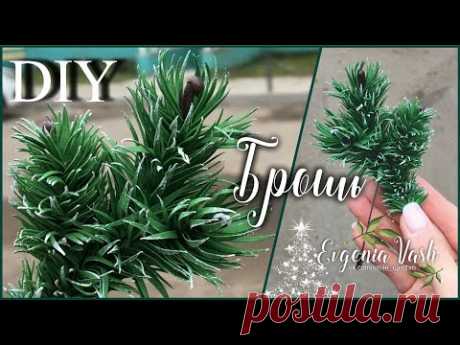 ВЕТОЧКА ЕЛИ | БРОШЬ