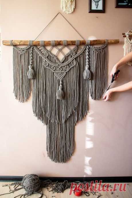 Macrame Wall Hanging Large Macrame Wall Hanging Boho Macrame | Etsy