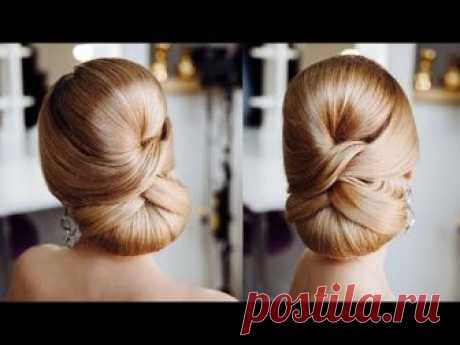 Simple Formal  Cute Hair Do Tutorial | Elegant  red carpet Low bun Idea