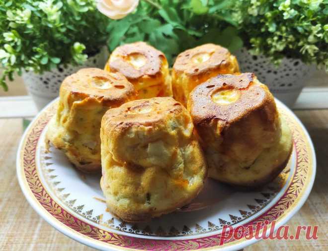Кексики с ветчиной и овощами на завтрак. Худеем вкусно и не голодаем. | 