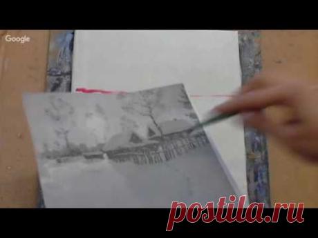 Мастер-класс Маргариты Потороча. Русская зима