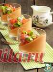 Овощная закуска с форелью