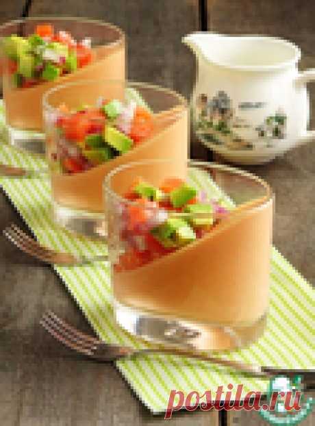 Овощная закуска с форелью