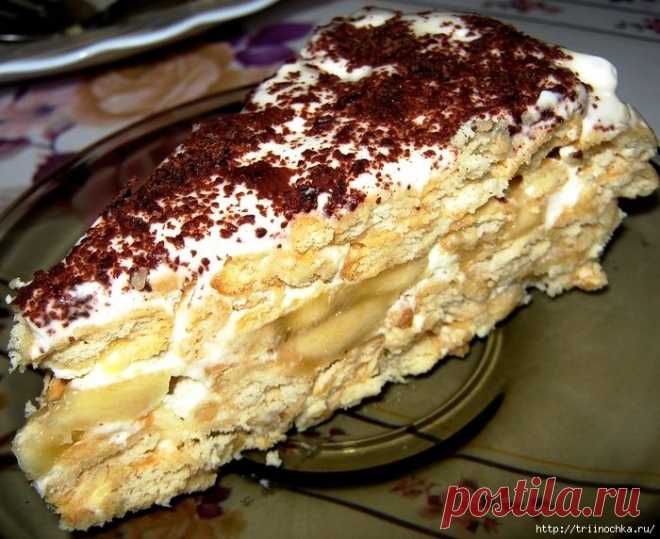 Вкуснота, даже не догадаетесь! Торт без выпечки, из крекеров!