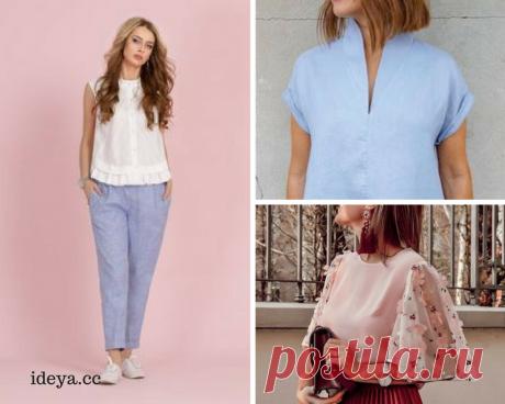 НЕЖНАЯ СИМФОНИЯ — 10 ВЕЛИКОЛЕПНЫХ БЛУЗОК ДЛЯ жаркого ЛЕТА НЕЖНАЯ СИМФОНИЯ