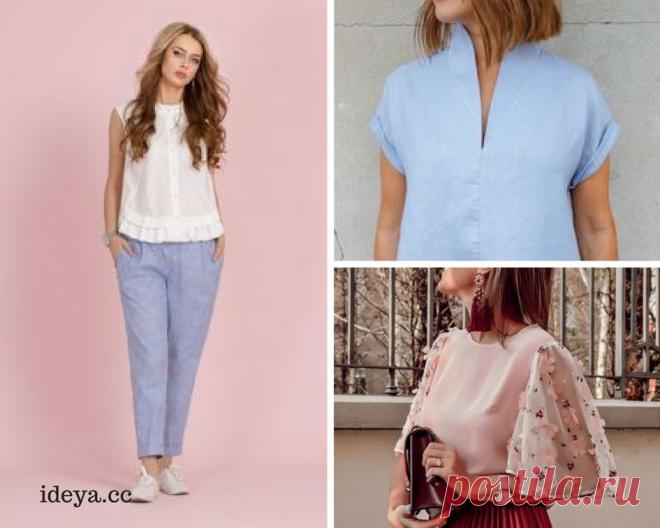 НЕЖНАЯ СИМФОНИЯ — 10 ВЕЛИКОЛЕПНЫХ БЛУЗОК ДЛЯ жаркого ЛЕТА НЕЖНАЯ СИМФОНИЯ