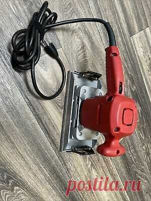 Milwaukee 6014 Half Sheet Orbital Sander Heavy Duty Corded 120V 12,000 RPM   | eBay This listing is for a refurbished Milwaukee 6014 Half Sheet Orbital Sander Heavy Duty Corded 120V 12,000 RPM. This sander has hardly been used. The power switch works well, the pad is in good condition (see pictures for details), the cord works well but has a small gauge in it (see pictures). The body of the sander is very clean for its age, it has some minor scratches and a...