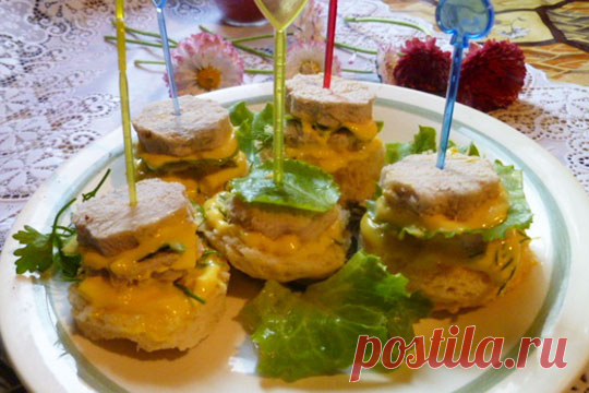 Закуска на шпажках — Моя кухня