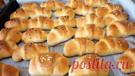 РОГАЛИКИ С СЫРОМ. ТЕСТО ДРОЖЖЕВОЕ НА СМЕТАНЕ