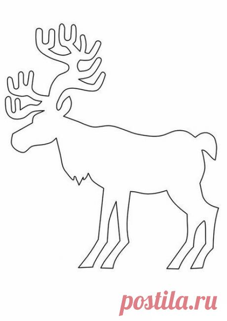 Шаблоны для новогоднего декора окон