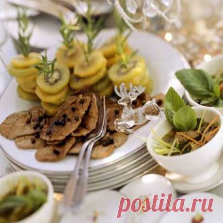 Рецепт телятины с киви
