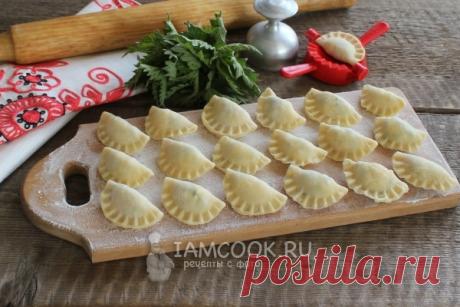 Вареники с крапивой, творогом и сыром