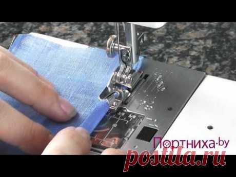 Лапка-(рубильник) для узкой(роликовой) подгибки - инструкция=