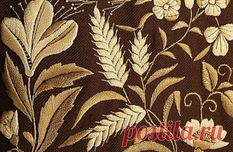 Вышивка гладью ... основные приемы