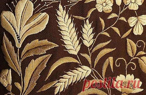 Вышивка гладью ... основные приемы