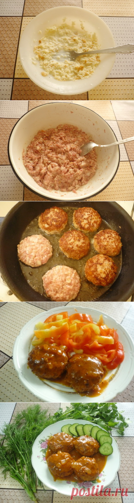 Мясные биточки из фарша - отличный рецепт с пошаговыми фото!