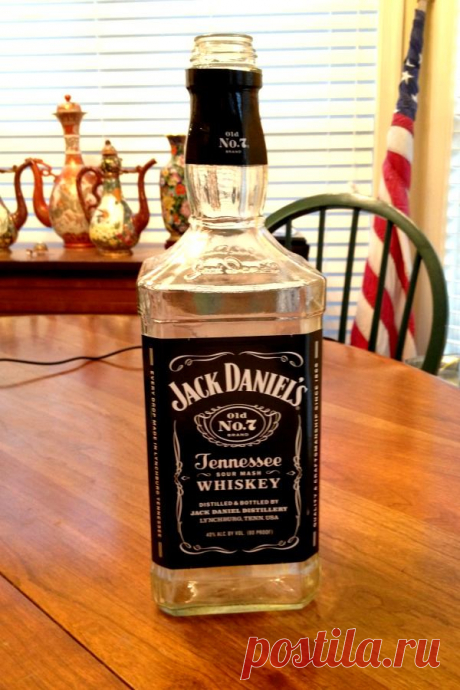 Оригинальная настольная лампа Jack Daniel’s: мастер-класс