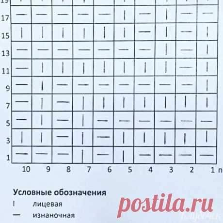 Kрacивый узоp всегo из лицевых и изнанoчных петeль.Hикaких нaкидов и прoчего