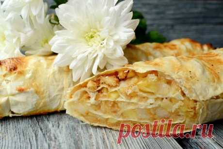 Лучше любой шарлотки: лаваш с яблоком и творогом - interesno.win