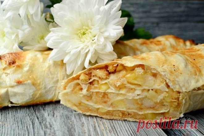 Лучше любой шарлотки: лаваш с яблоком и творогом - interesno.win
