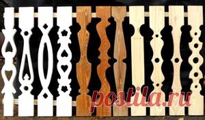 Как изготовить балясины из дерева