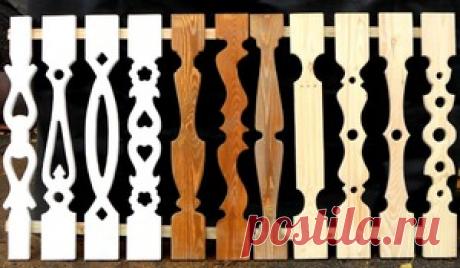 Как изготовить балясины из дерева
