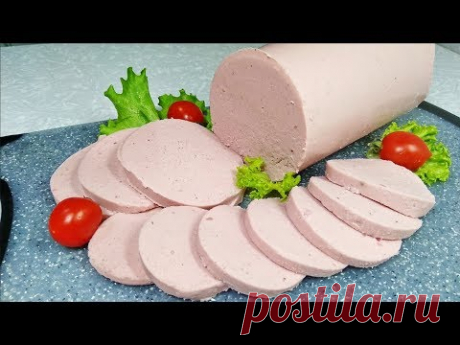Домашняя докторская колбаса из курицы | Без оболочки
