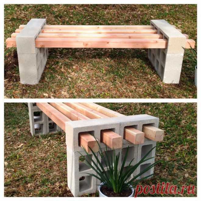 13 Awesome Outdoor Bench Projects